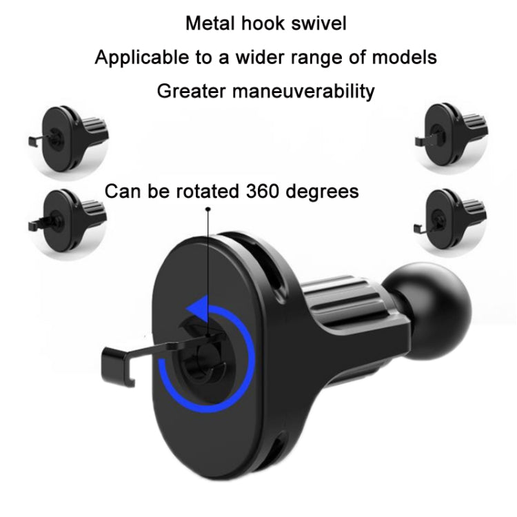 6 PCS Car Air Outlet Mobile Phone Bracket Base Can Clip Data Cable, Size: 13mm Ball Head - Universal Car Holders by PMC Jewellery | Online Shopping South Africa | PMC Jewellery | Buy Now Pay Later Mobicred