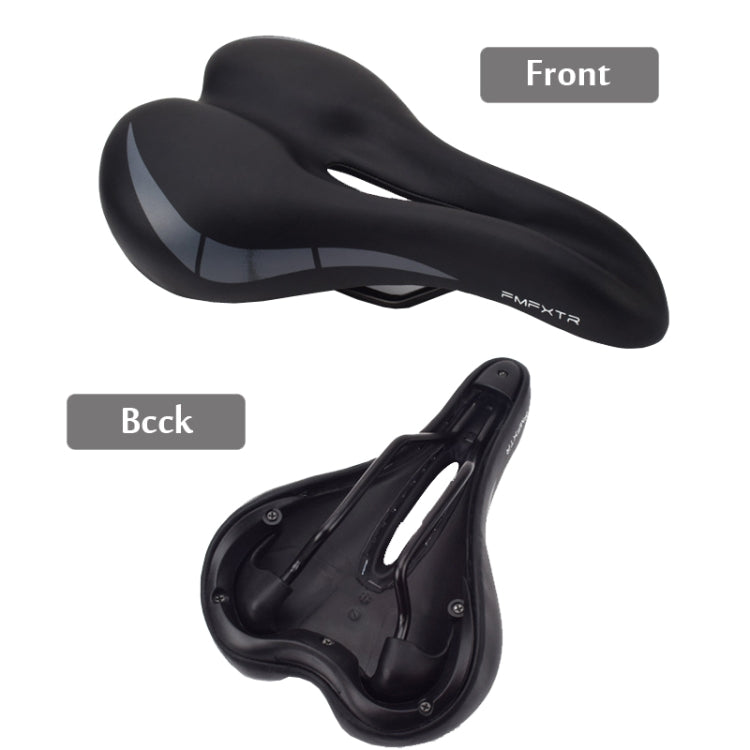 FMFXTR Bicycle Cushion Comfortable Hollow Breathable Saddle(Black) - Bicycle Saddle by FMFXTR | Online Shopping South Africa | PMc TechLife | Buy Now Pay Later Mobicred