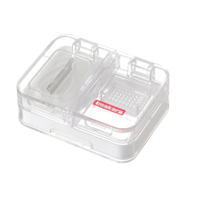 Imakara Mini Square Portable Sealed Medicine Cutter Dispenser Box(White) - free shipping - PMC TechLife - Order now!