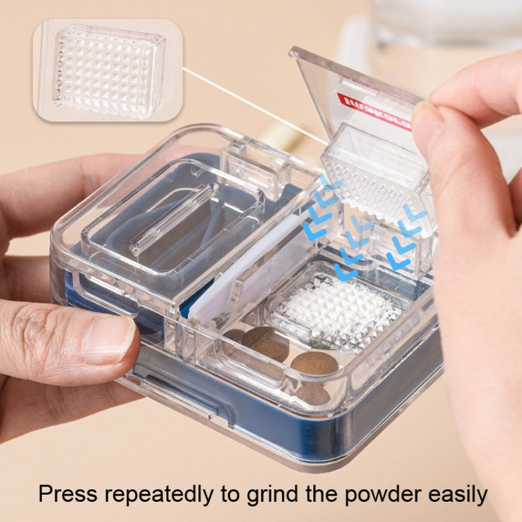 Imakara Mini Square Portable Sealed Medicine Cutter Dispenser Box(White) - free shipping - PMC TechLife - Order now!