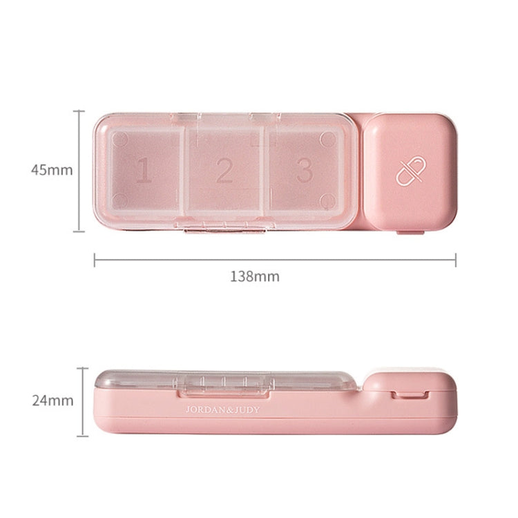 TR017 Portable Medicine Cutter Portable Mini 7 Days Sealed Separate Medicine Box(Pink) - free shipping - PMC TechLife - Order now!