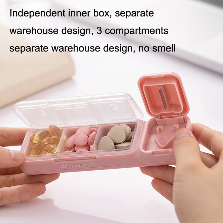 TR017 Portable Medicine Cutter Portable Mini 7 Days Sealed Separate Medicine Box(Pink) - free shipping - PMC TechLife - Order now!