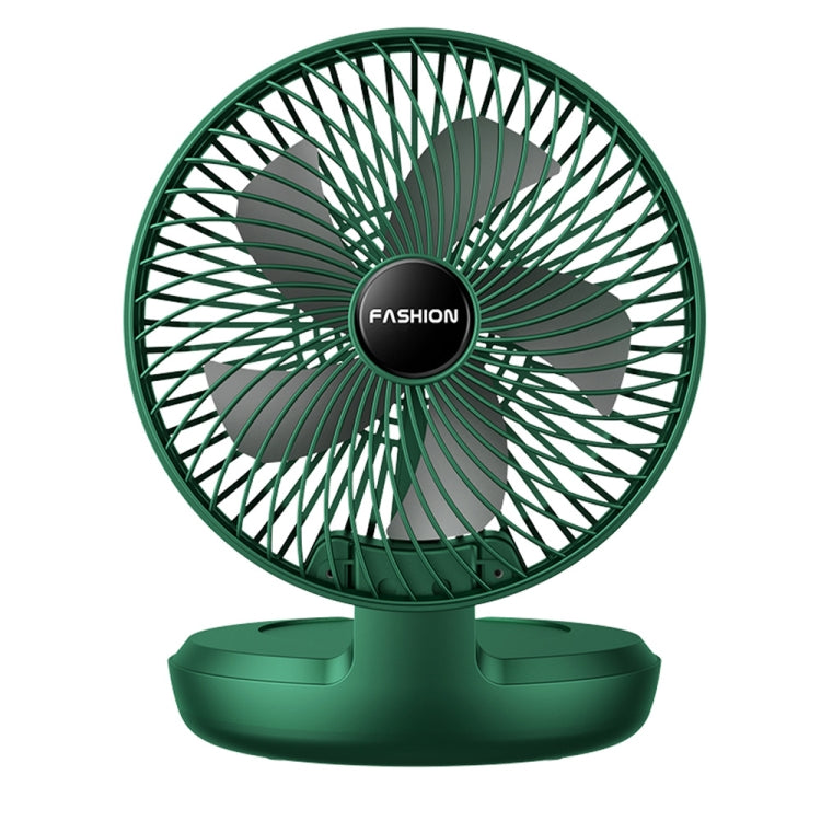Folding Office Desktop Household Portable Small Fan, Size: 8 inch(Green USB Direct Plug) - Electric Fans by PMC TechLife | Online Shopping South Africa | PMC TechLife | Buy Now Pay Later Mobicred