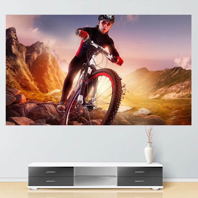 Folding Metal Anti-Light HD Projection Curtain, Size: 110 inch 16:9 250x140cm - Film Curtains by PMC TechLife | Online Shopping South Africa | PMC TechLife | Buy Now Pay Later Mobicred