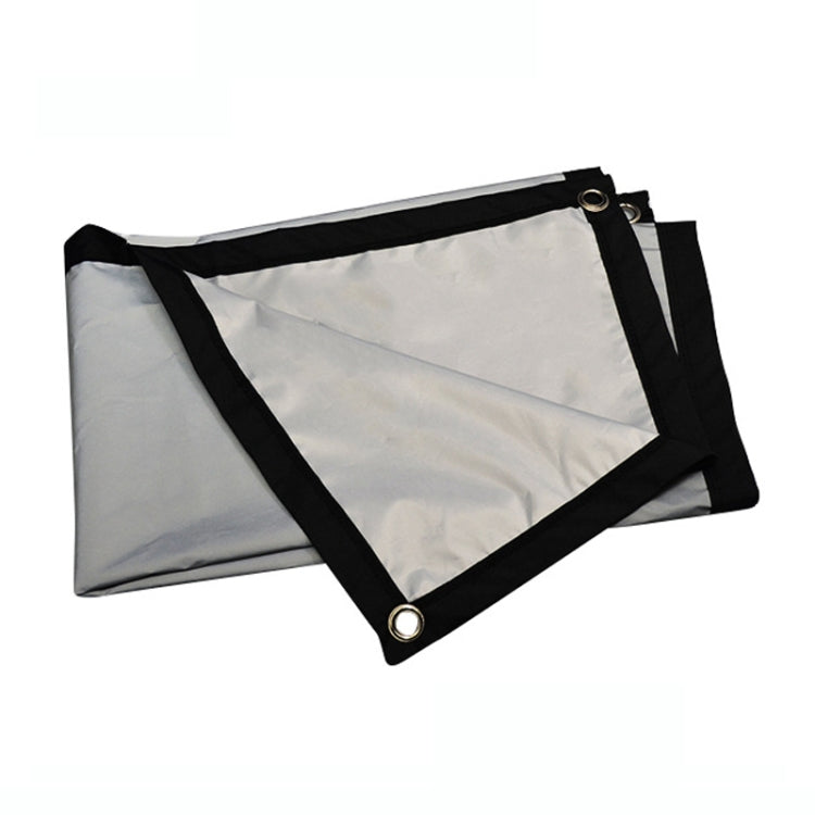 Folding Metal Anti-Light HD Projection Curtain, Size: 100 inch 16:9 221x125cm Punch Black Border - Film Curtains by PMC TechLife | Online Shopping South Africa | PMC TechLife | Buy Now Pay Later Mobicred