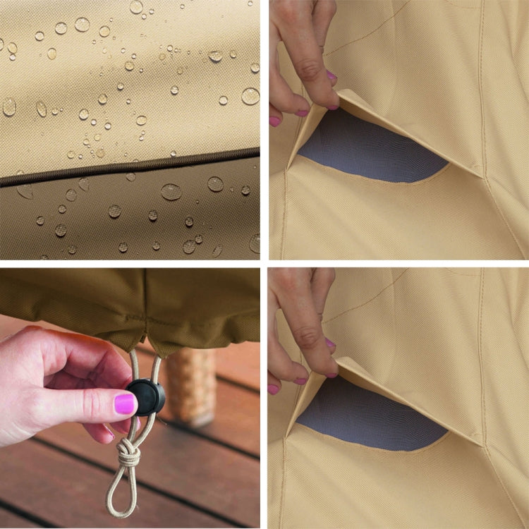 Oxford Cloth Waterproof Dustproof Barbecue Cover With Sundry Bag, Size: 145x61x117cm(Beige) - Dust Covers by PMC TechLife | Online Shopping South Africa | PMC TechLife