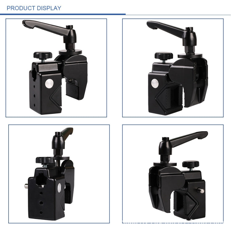 CL-22 Multi-function SLR Camera Fixed Clip Gimbal Vigorously Clip Photography Pliers(Black) -  by PMC TechLife | Online Shopping South Africa | PMC TechLife | Buy Now Pay Later Mobicred