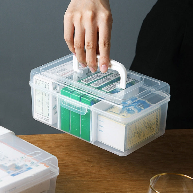 Portable Medicine Box Home Medicine Plastic Storage Box, Style: High Small - free shipping - PMC TechLife - Order now!