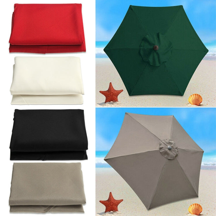 Polyester Parasol Replacement Cloth Round Garden Umbrella Cover, Size: Diameter 2m  6 Ribs(Big Red) - Patio Umbrella by PMC TechLife | Online Shopping South Africa | PMC TechLife | Buy Now Pay Later Mobicred