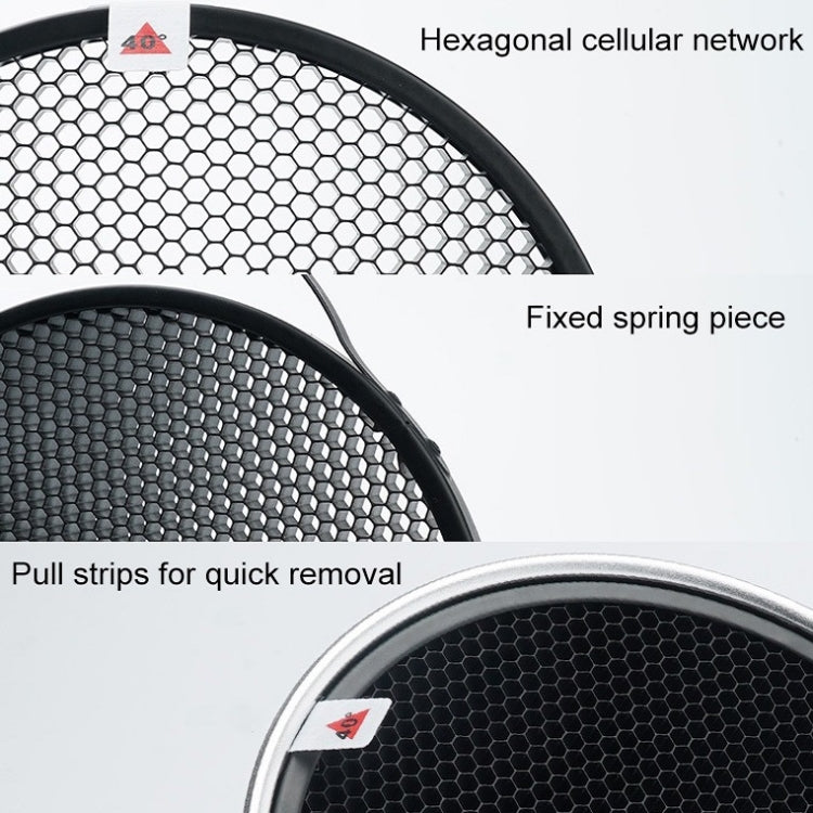 GODOX SN1002 Honeycomb Mesh Reflector Light Effect Accessory For 17cm Standard Cover, Density: 60�� - free shipping - PMC TechLife - Order now!