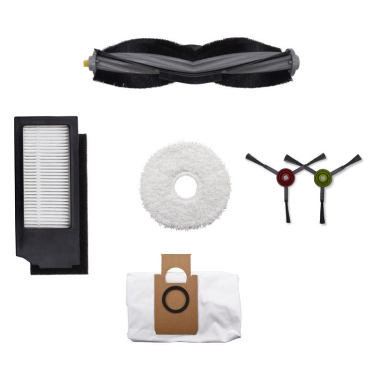 Main Brush + Filter + Mop + Dust Bag + Side Brush Set  for Ecovacs X1 - Other Accessories by PMC TechLife | Online Shopping South Africa | PMC TechLife