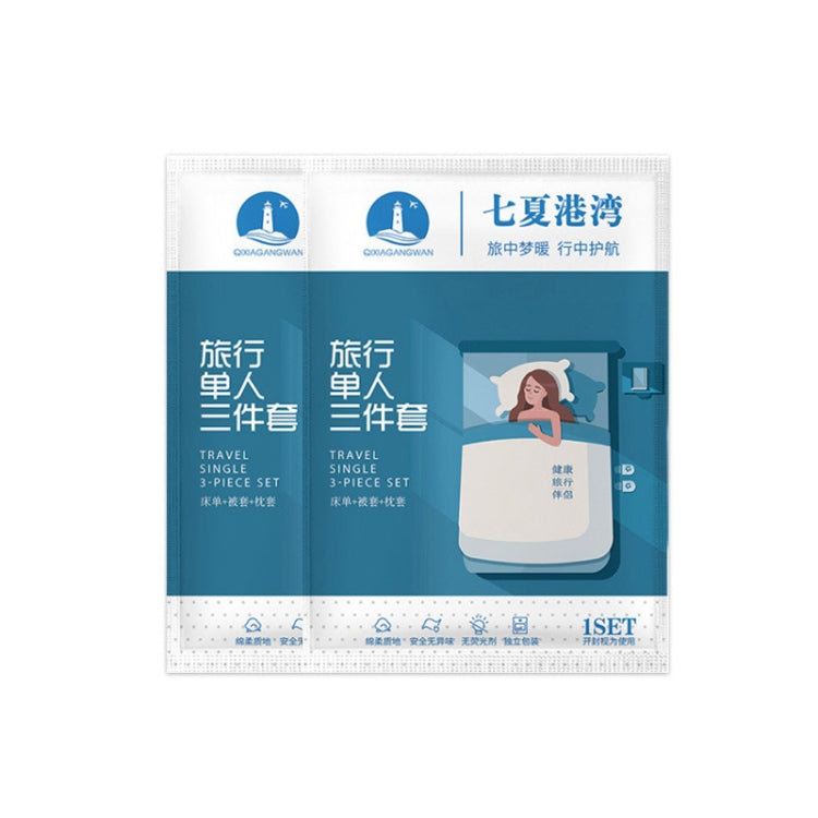 2 PCS Travel Hotel Supplies Disposable Anti-dirty Pillowcase Sheet Quilt Cover 3 In 1 For 1 Person - Bedding by PMc TechLife | Online Shopping South Africa | PMc TechLife | Buy Now Pay Later Mobicred