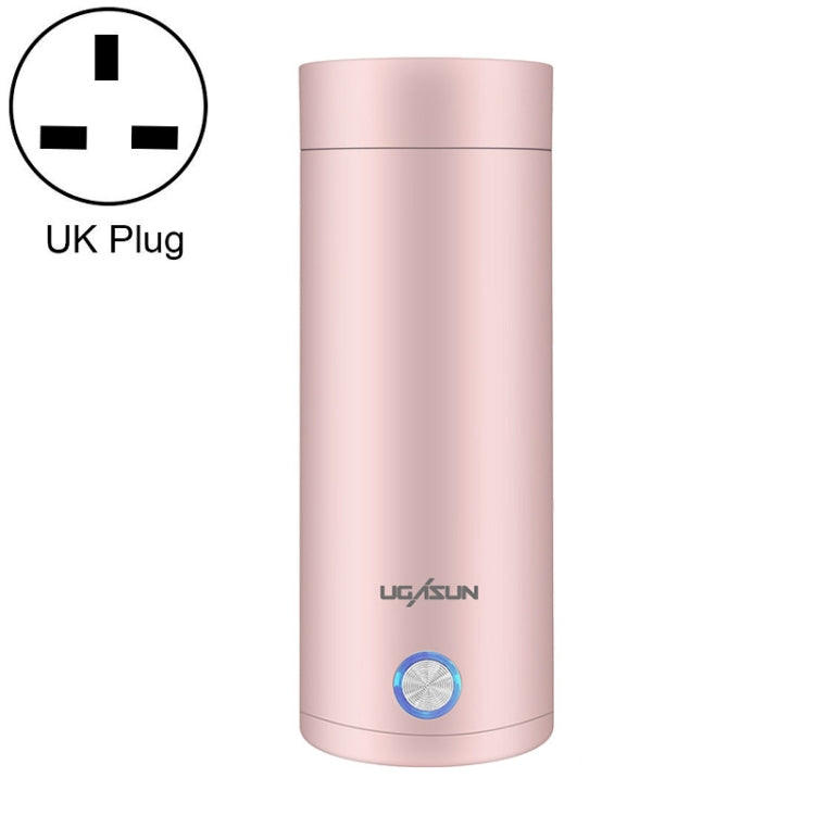 UGASUN Travel Portable Mini Electric Heated Water Cup, Color: UK Plug (Pink) - free shipping - PMC TechLife - Order now!