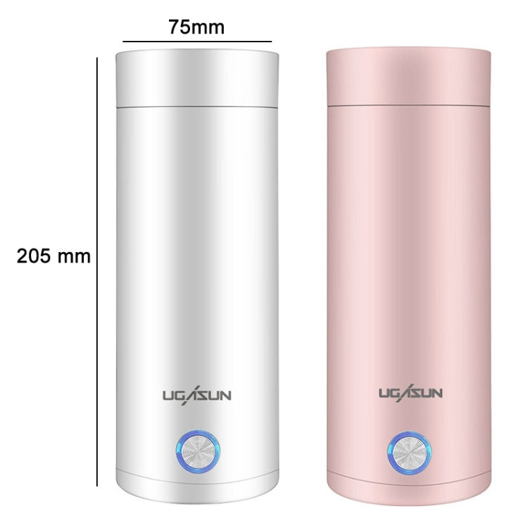 UGASUN Travel Portable Mini Electric Heated Water Cup, Color: UK Plug (Pink) - free shipping - PMC TechLife - Order now!