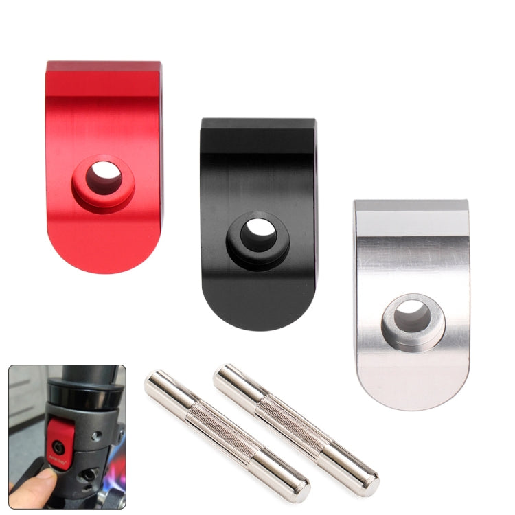 High-density Alloy Steel Electric Scooter Folding Hook for Xiaomi M365 / Pro,Style: Red +2 Dowel - Accessories & Parts by PMc TechLife | Online Shopping South Africa | PMc TechLife | Buy Now Pay Later Mobicred
