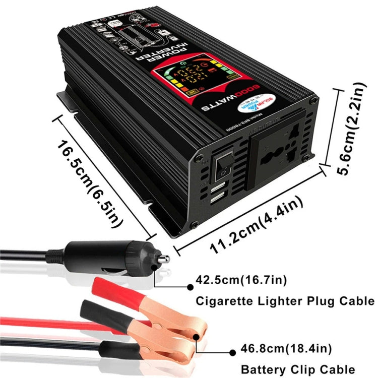 Tang 3 Generations Home Solar Generator Inverter+30A Controller+18W 12V Solar Panel, Specification: Black 12V To 220V - Modified Square Wave by PMC TechLife | Online Shopping South Africa | PMC TechLife | Buy Now Pay Later Mobicred