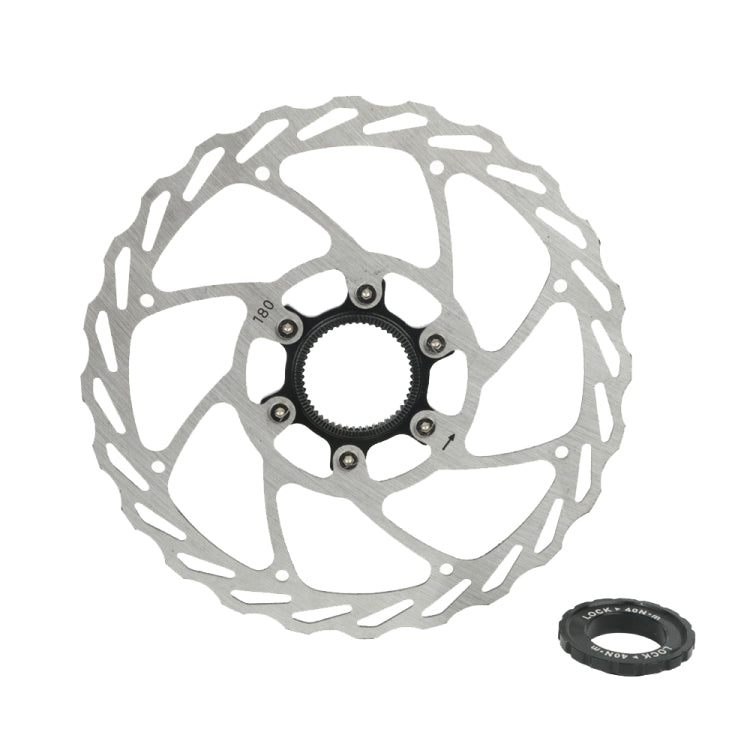 RACEWORK RS6 Mountain Bike Mid-lock Discs, Diameter: 180mm - free shipping - PMC TechLife - Order now!
