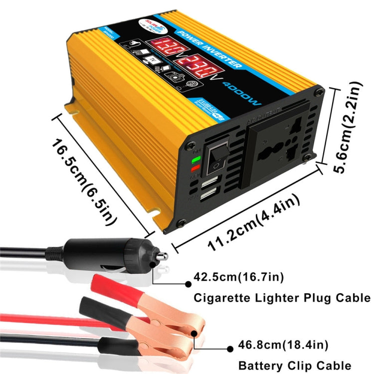 Solar Power System Inverter 30A Controller+18W 12V Solar Panel, Specification: Yellow 12V To 110V - Charger by PMC TechLife | Online Shopping South Africa | PMC TechLife | Buy Now Pay Later Mobicred