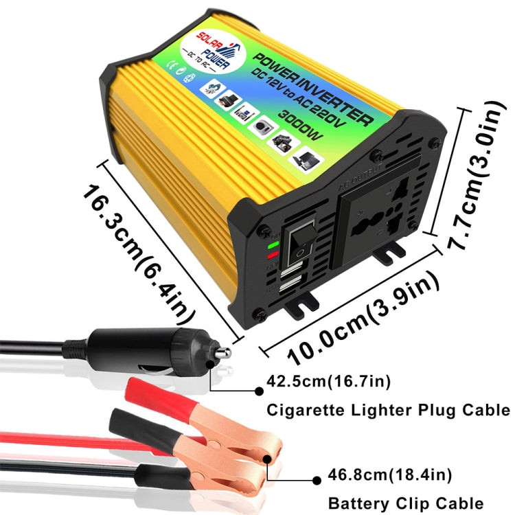 Saga Generation 1 Home Solar Generator Inverter+30A Controller+18W 12V Solar Panel, Specification: Yellow 12V To 110V - Modified Square Wave by PMC TechLife | Online Shopping South Africa | PMC TechLife | Buy Now Pay Later Mobicred