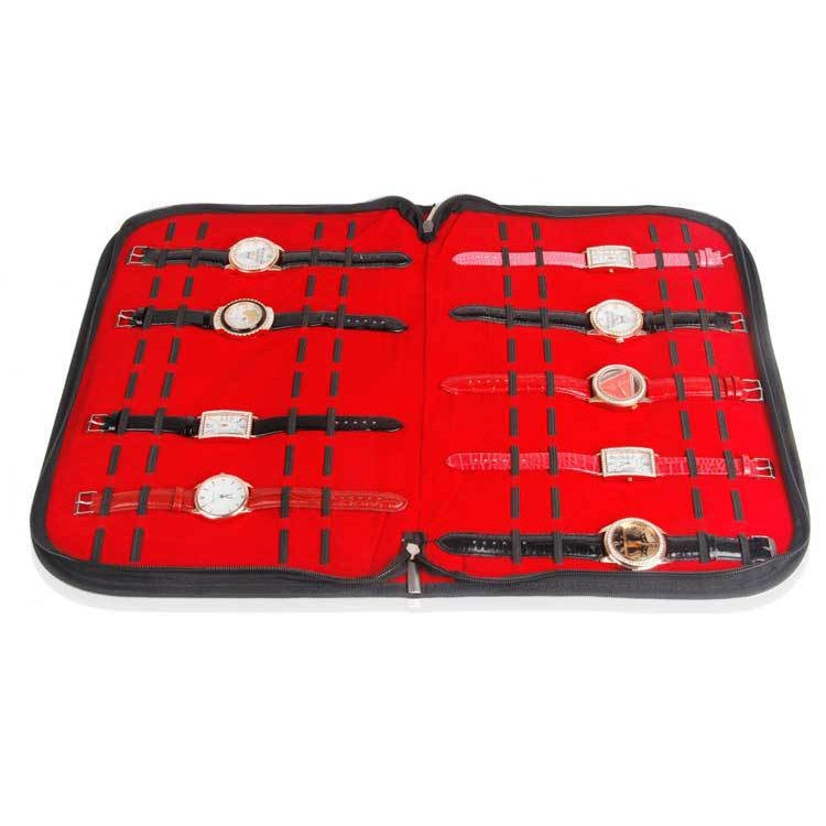 PU Leather Large Capacity Jewelry Watch Display Storage Bag - free shipping - PMc TechLife - Order now!
