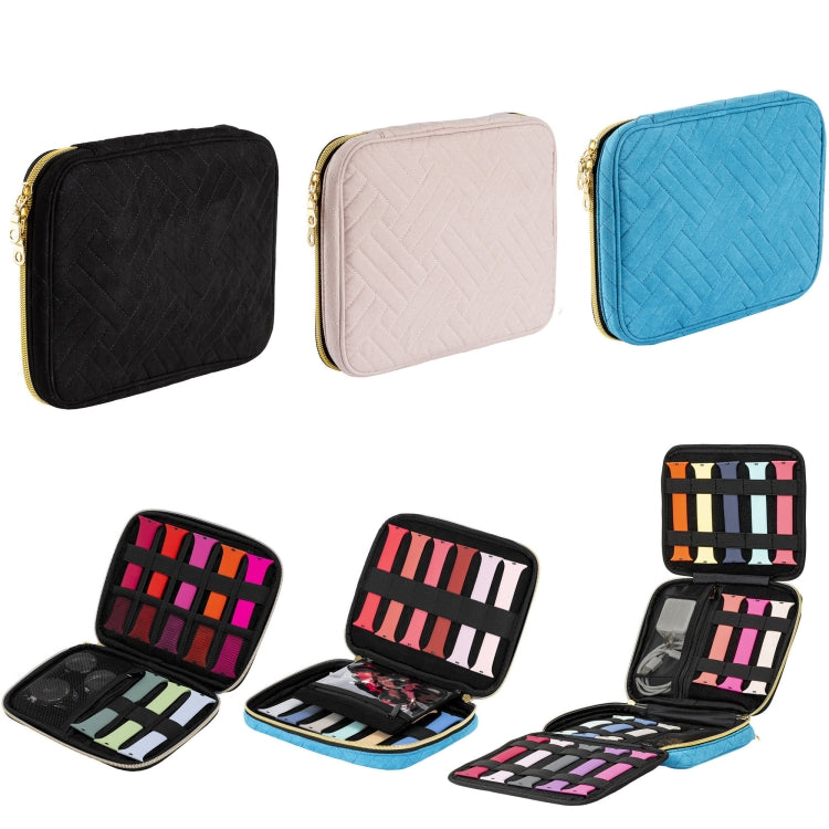 Velvet Watch Strap Watch Accessories Storage Bag, Specification: Blue L - free shipping - PMc TechLife - Order now!
