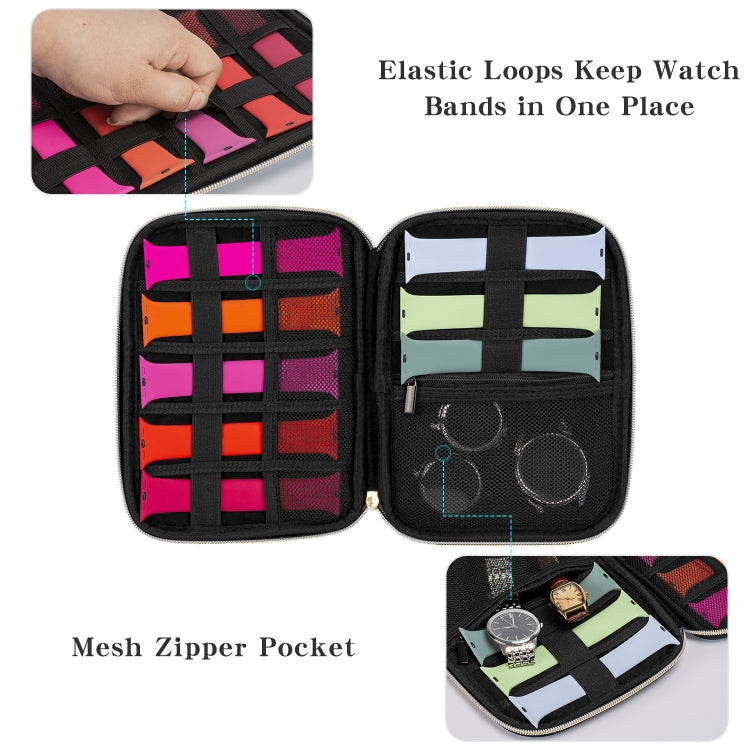 Velvet Watch Strap Watch Accessories Storage Bag, Specification: Blue L - free shipping - PMc TechLife - Order now!