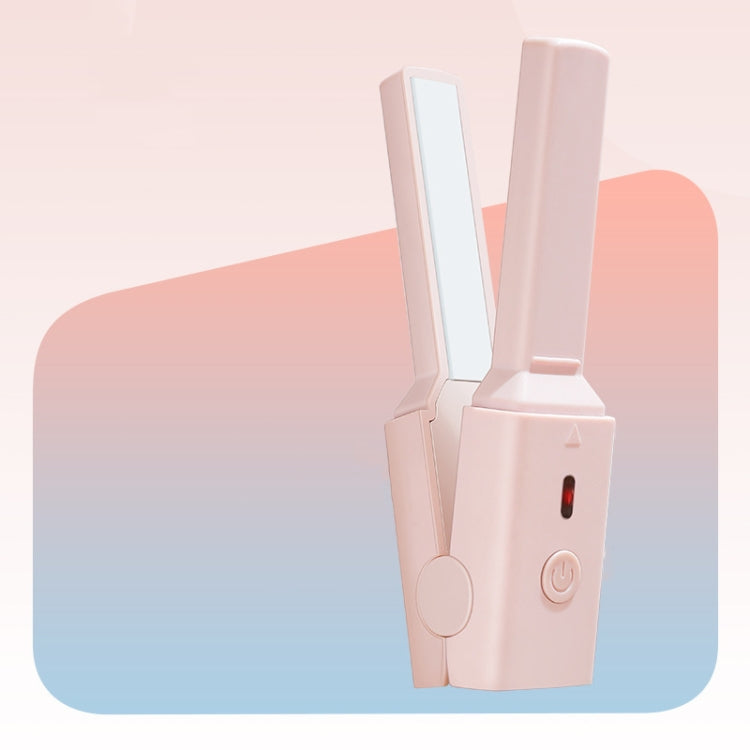 GLS-006 Dual-use Mini electric Splint for Straight and Curly Hair(Cherry Pink) - free shipping - PMC TechLife - Order now!