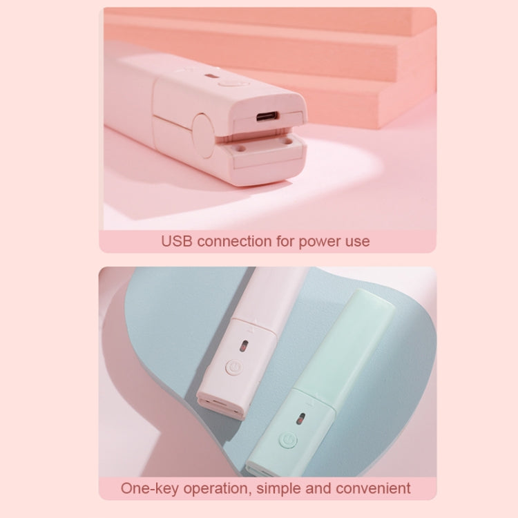 GLS-006 Dual-use Mini electric Splint for Straight and Curly Hair(Cherry Pink) - free shipping - PMC TechLife - Order now!