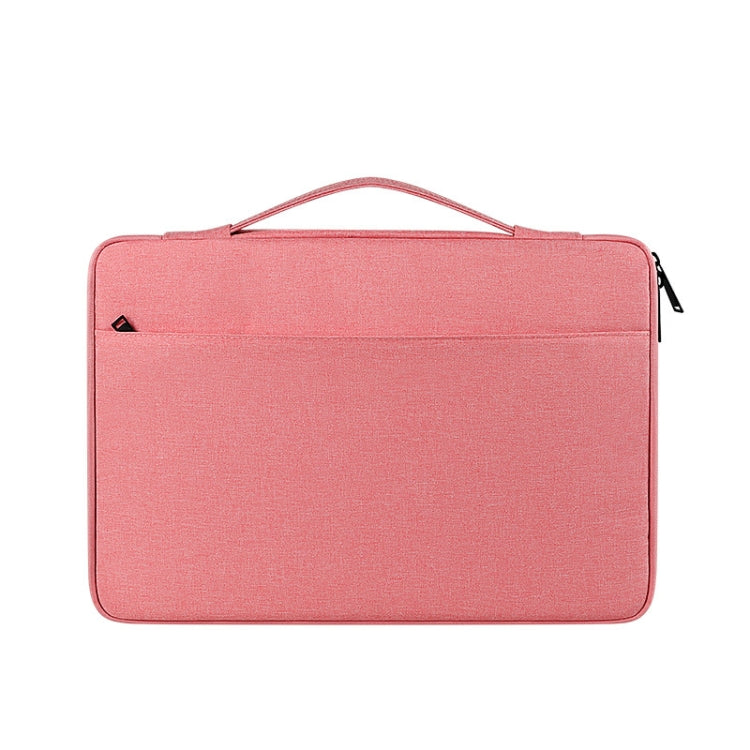 ND02 Waterproof Portable Laptop Case, Size: 14.1-15.4 inches(Beauty Pink) - 14.1 inch by PMC TechLife | Online Shopping South Africa | PMC TechLife | Buy Now Pay Later Mobicred