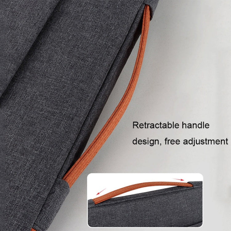 ND02 Waterproof Portable Laptop Case, Size: 14.1-15.4 inches(Mysterious Black) - 14.1 inch by PMC TechLife | Online Shopping South Africa | PMC TechLife | Buy Now Pay Later Mobicred