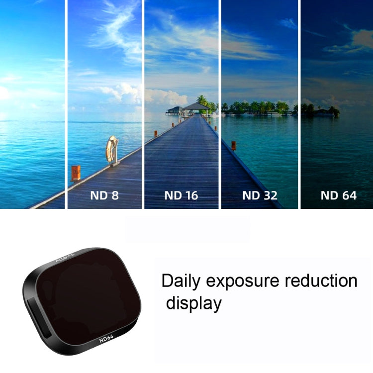 RCSTQ Aluminum Alloy Adjustable Filter Accessories for DJI Mini 3 Pro,Style: ND8+ND16+ND32+ND64 4 In 1 - free shipping - PMC TechLife - Order now!