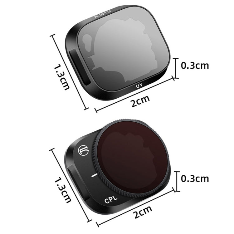 RCSTQ Aluminum Alloy Adjustable Filter Accessories for DJI Mini 3 Pro,Style: UV+CPL+ND8+ND16+ND32+ND64 6 In 1 - free shipping - PMC TechLife - Order now!