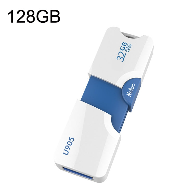 Netac U905 High Speed USB3.0 Retractable Car Music Computer USB Flash Drive, Capacity: 128GB - free shipping - PMC Jewellery - Order now!