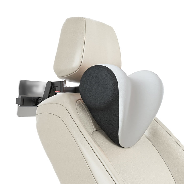 A09 Car Seat Headrest Memory Foam Comfortable Neck Pillow, Style: With Stand  (White) - Seat Accessories by PMC TechLife | Online Shopping South Africa | PMC TechLife | Buy Now Pay Later Mobicred