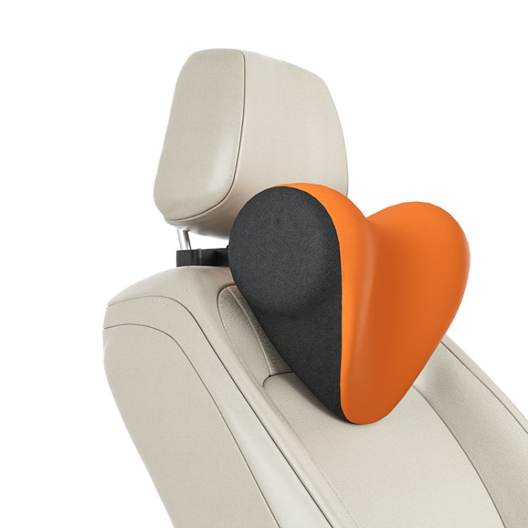 A09 Car Seat Headrest Memory Foam Comfortable Neck Pillow, Style: Without Stand (Orange) - Seat Accessories by PMC TechLife | Online Shopping South Africa | PMC TechLife | Buy Now Pay Later Mobicred