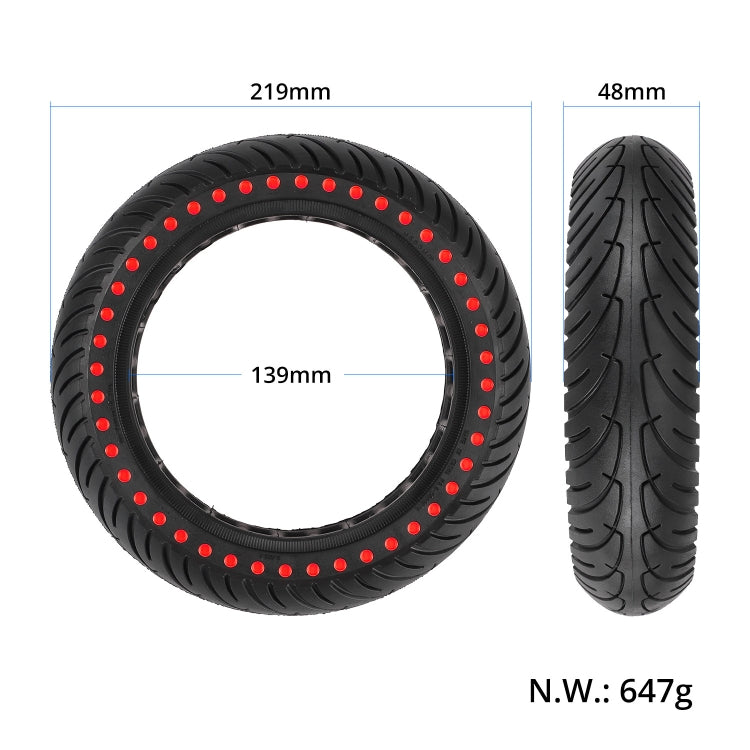 8.5 inch Color Dot Honeycomb Tire for Xiaomi Mijia M365/M365 Pro/1S(Blue) - Accessories & Parts by PMc TechLife | Online Shopping South Africa | PMc TechLife | Buy Now Pay Later Mobicred