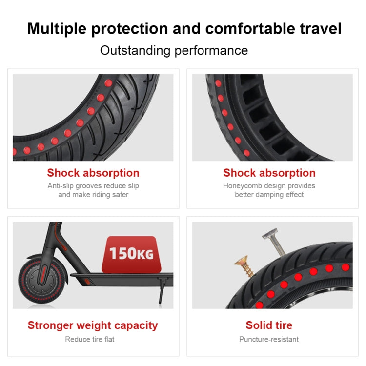 8.5 inch Color Dot Honeycomb Tire for Xiaomi Mijia M365/M365 Pro/1S(Blue) - Accessories & Parts by PMc TechLife | Online Shopping South Africa | PMc TechLife | Buy Now Pay Later Mobicred