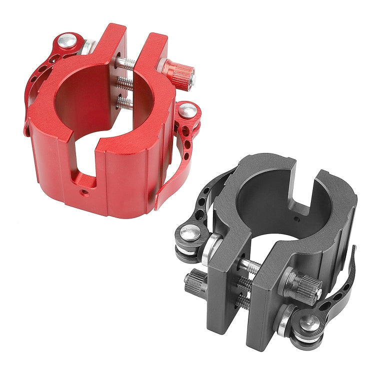Folding Clamp For ZERO 8X 10X 11X SPEEDUAL Dualtron DT3 Thunder Electric Scooter With Pad Red - Accessories & Parts by PMC TechLife | Online Shopping South Africa | PMC TechLife