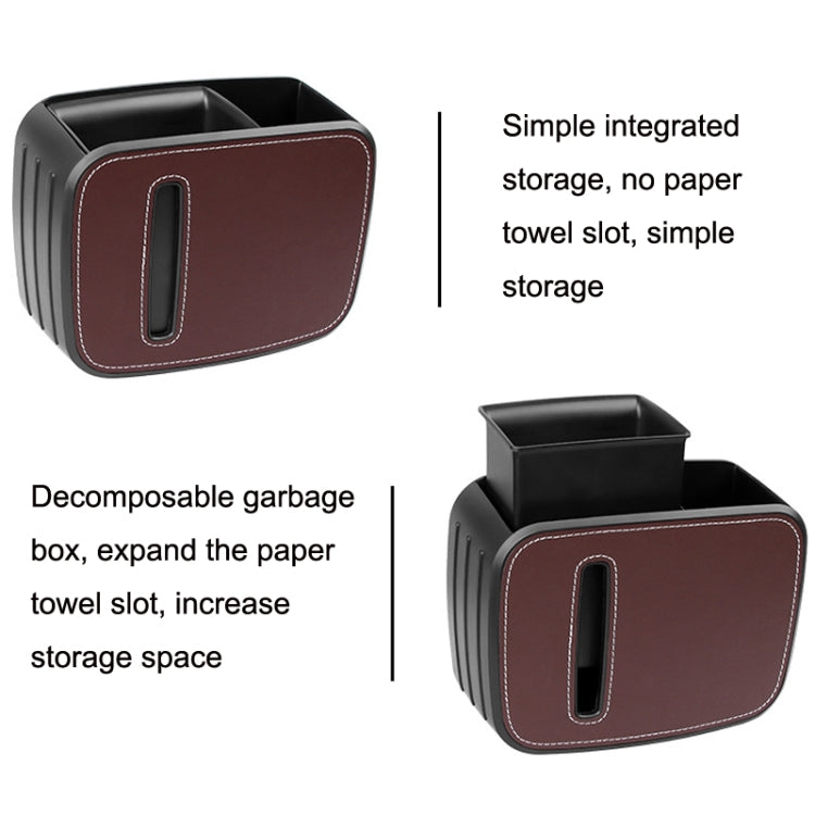 Car Drain Tissue Box Umbrella Storage Pocket Bag Storage Box Car Trash Can(Back) - Tissue Boxes by PMC TechLife | Online Shopping South Africa | PMC TechLife | Buy Now Pay Later Mobicred