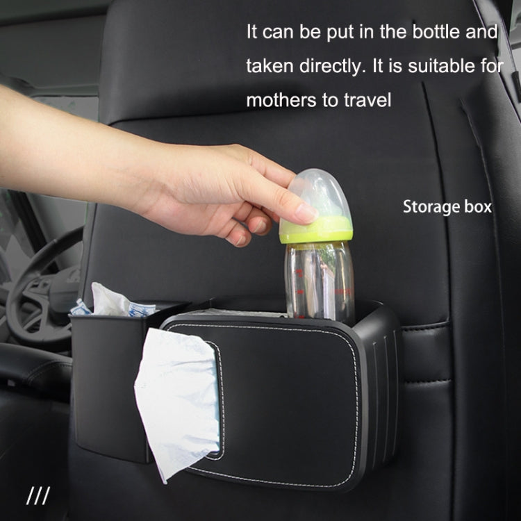 Car Drain Tissue Box Umbrella Storage Pocket Bag Storage Box Car Trash Can(Flip Fur Gray) - Tissue Boxes by PMC TechLife | Online Shopping South Africa | PMC TechLife | Buy Now Pay Later Mobicred