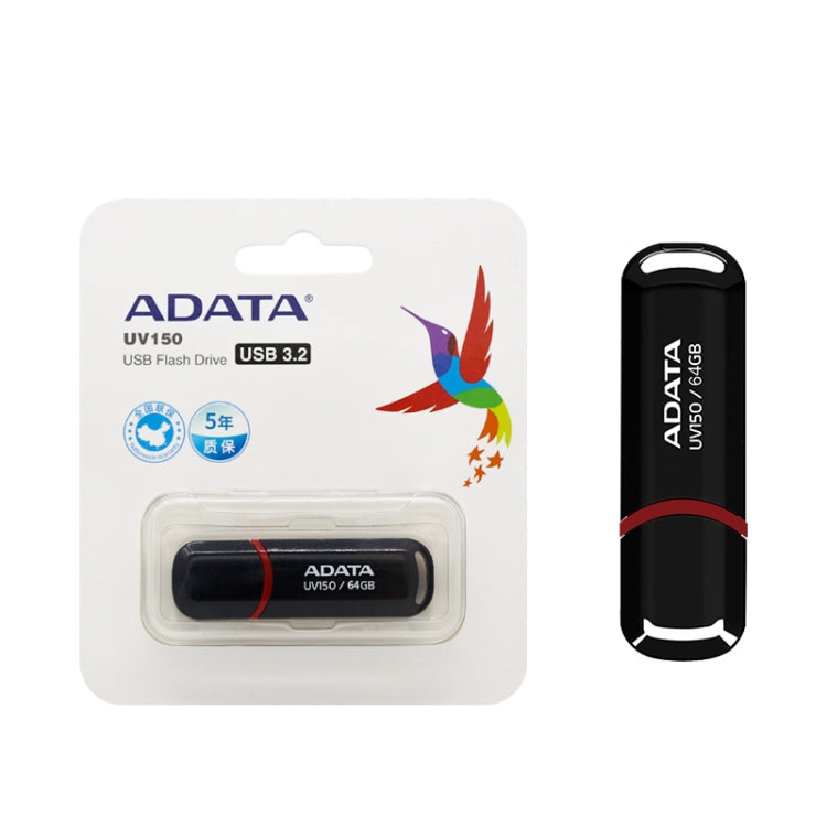 ADATA UV150 High Speed USB3.1 Business USB Flash Drive, Capacity: 32GB(Black) - free shipping - PMC TechLife - Order now!