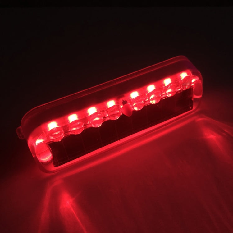 LED Solar Decorative Night Vibration Lighting Warning strobe Lamp(Red) - Warning Lights by PMC TechLife | Online Shopping South Africa | PMC TechLife | Buy Now Pay Later Mobicred