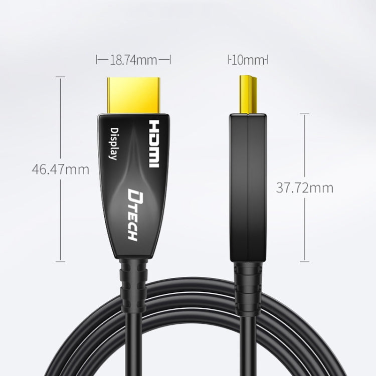 DTECH HDMI 2.0 Version Fiber Optical Line 4K 60Hz Large Screen TV Engineering Wiring, Length: 60m - free shipping - PMC Jewellery - Order now!