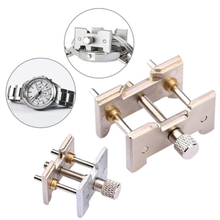 2 In 1  Watch Movement Holder Clip Base Metal Multi Function Vise Clamp, Random Color Delivery - free shipping - PMC TechLife - Order now!