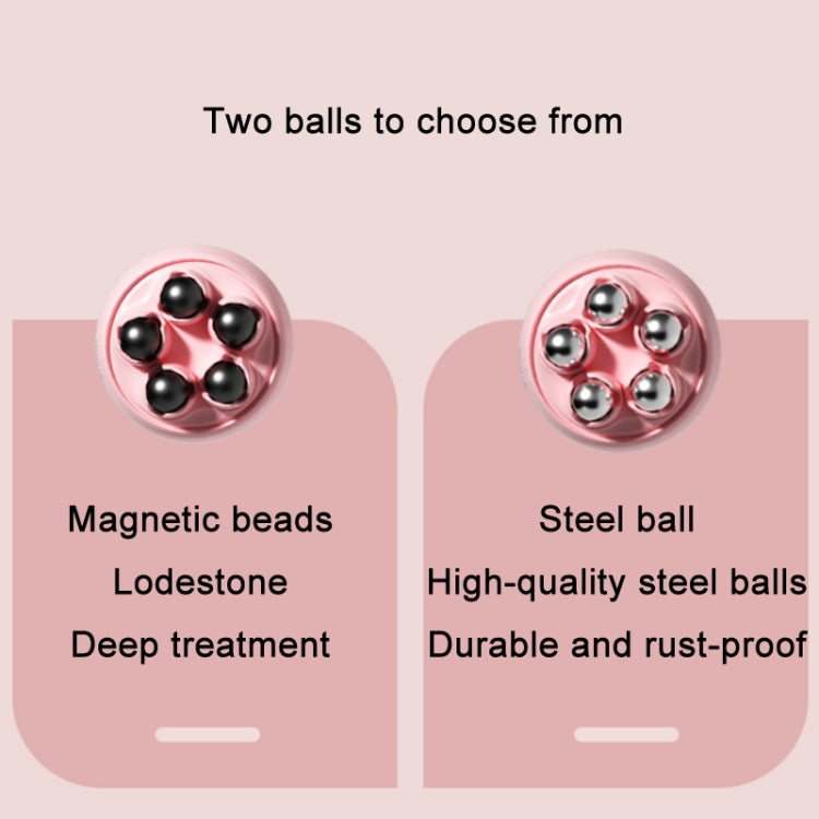 Inner Leg Exercise Muscle Relaxation Abdominal Shaping Roller Massager, Color: Pink Magnetic Ball Box - free shipping - PMC TechLife - Order now!