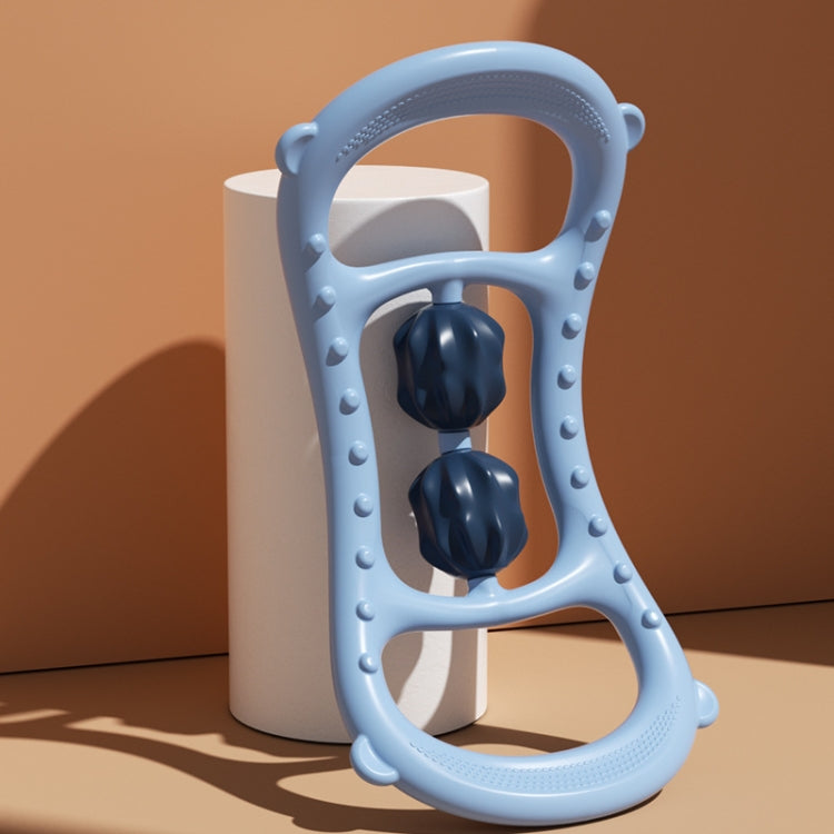 Massage Stretching Yoga Assisted Ring With Raised Point Roller(Sky Blue) - free shipping - PMC TechLife - Order now!