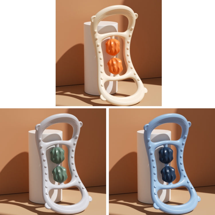 Massage Stretching Yoga Assisted Ring With Raised Point Roller(White) - free shipping - PMC TechLife - Order now!
