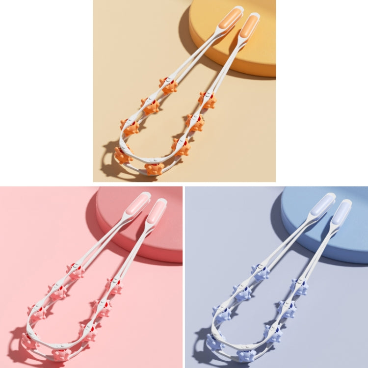 Shoulder Neck&Back Dredging Meridian Manual Roller Massager(Pink) - Massage & Relaxation by PMC TechLife | Online Shopping South Africa | PMC TechLife