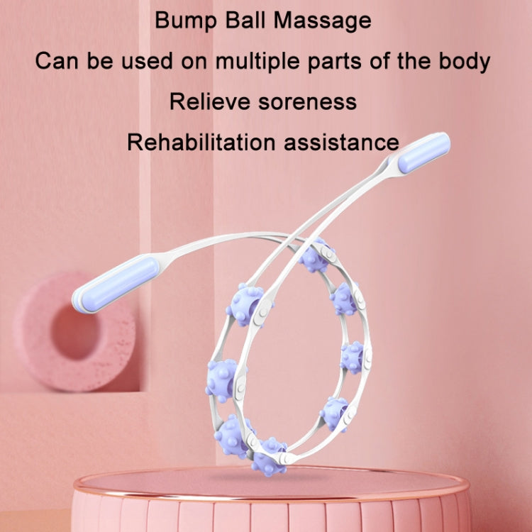 Shoulder Neck&Back Dredging Meridian Manual Roller Massager(Sky Blue) - free shipping - PMC TechLife - Order now!