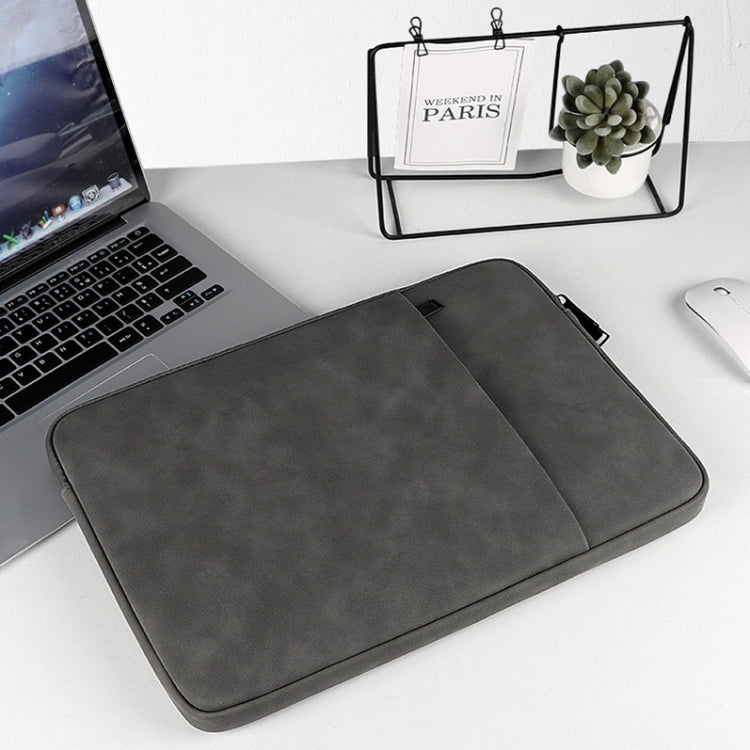 ND01DZ Double Layer Waterproof Laptop Liner Bag, Size: 13.3 inches(Light Gray) - 13.3 inch by PMC TechLife | Online Shopping South Africa | PMC TechLife | Buy Now Pay Later Mobicred